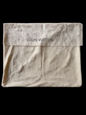 Louis Vuitton Large Dust Bag 20x16 Cotton Envelope Storage Authentic LV